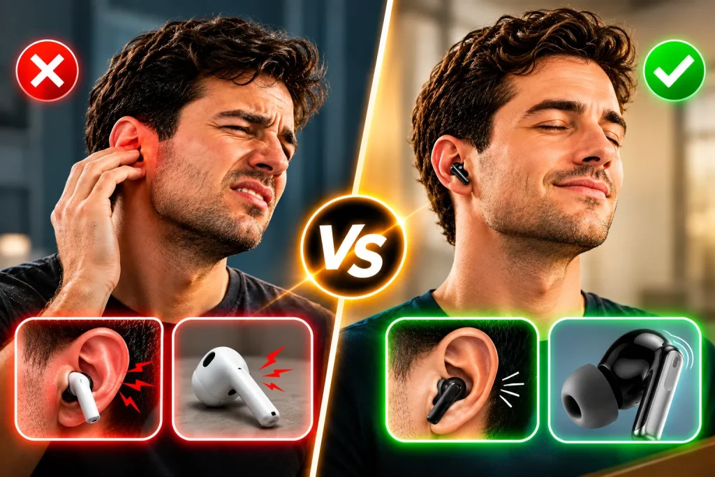 Wireless earbuds comparison